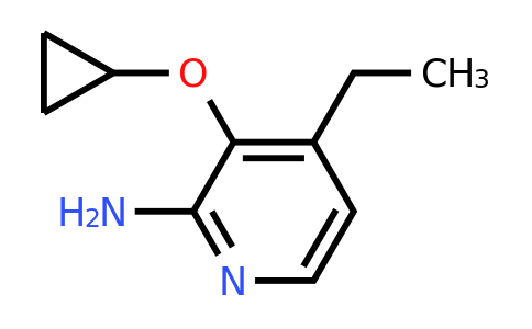CAS 1243344-72-0 | 3-Cyclopropoxy-4-ethylpyridin-2-amine