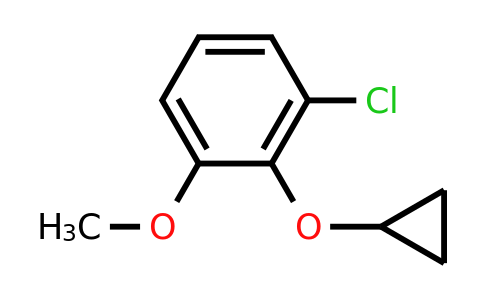 CAS 1243344-77-5 | 1-Chloro-2-cyclopropoxy-3-methoxybenzene