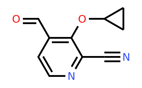 CAS 1243344-79-7 | 3-Cyclopropoxy-4-formylpicolinonitrile