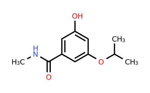 CAS 1243344-81-1 | 3-Hydroxy-5-isopropoxy-N-methylbenzamide