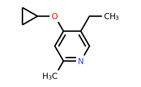 CAS 1243344-84-4 | 4-Cyclopropoxy-5-ethyl-2-methylpyridine