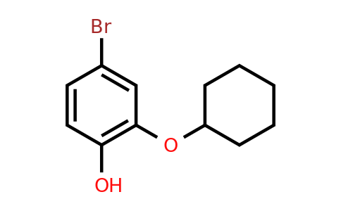 CAS 1243344-86-6 | 4-Bromo-2-(cyclohexyloxy)phenol