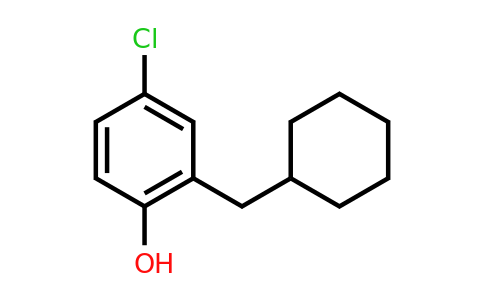 CAS 1243344-88-8 | 4-Chloro-2-(cyclohexylmethyl)phenol