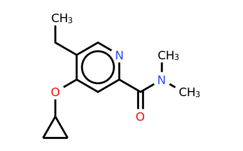 CAS 1243344-91-3 | 4-Cyclopropoxy-5-ethyl-N,n-dimethylpicolinamide