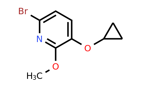 CAS 1243344-95-7 | 6-Bromo-3-cyclopropoxy-2-methoxypyridine