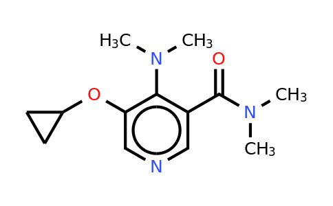 CAS 1243344-97-9 | 5-Cyclopropoxy-4-(dimethylamino)-N,n-dimethylnicotinamide
