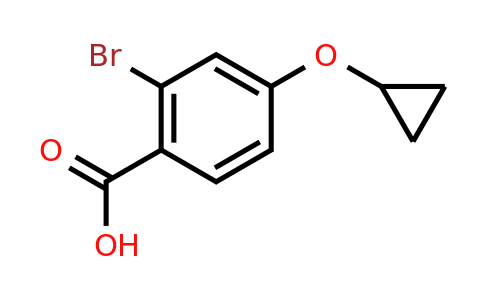 CAS 1243345-00-7 | 2-Bromo-4-cyclopropoxybenzoic acid