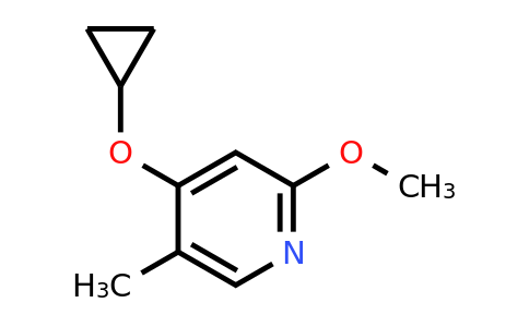 CAS 1243345-01-8 | 4-Cyclopropoxy-2-methoxy-5-methylpyridine