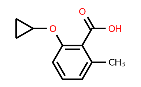 CAS 1243345-08-5 | 2-Cyclopropoxy-6-methylbenzoic acid