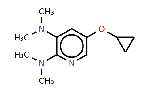 CAS 1243345-17-6 | 5-Cyclopropoxy-N2,N2,N3,N3-tetramethylpyridine-2,3-diamine