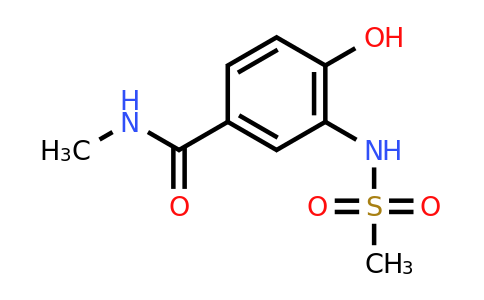 CAS 1243345-21-2 | 4-Hydroxy-N-methyl-3-(methylsulfonamido)benzamide
