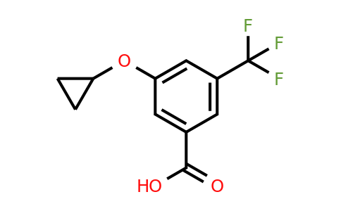 CAS 1243345-22-3 | 3-Cyclopropoxy-5-(trifluoromethyl)benzoic acid