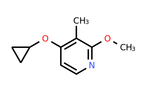 CAS 1243345-26-7 | 4-Cyclopropoxy-2-methoxy-3-methylpyridine