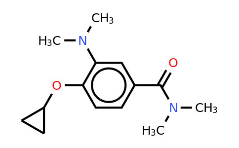CAS 1243345-27-8 | 4-Cyclopropoxy-3-(dimethylamino)-N,n-dimethylbenzamide