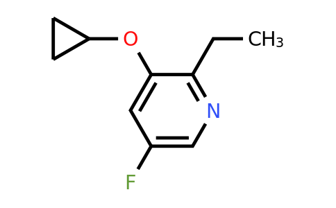 CAS 1243345-28-9 | 3-Cyclopropoxy-2-ethyl-5-fluoropyridine