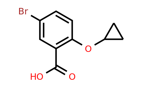 CAS 1243345-30-3 | 5-Bromo-2-cyclopropoxybenzoic acid