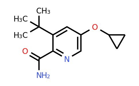 CAS 1243345-31-4 | 3-Tert-butyl-5-cyclopropoxypicolinamide