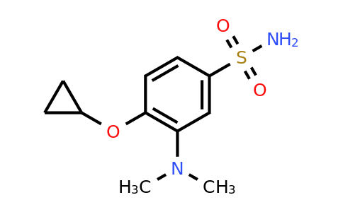CAS 1243345-33-6 | 4-Cyclopropoxy-3-(dimethylamino)benzenesulfonamide