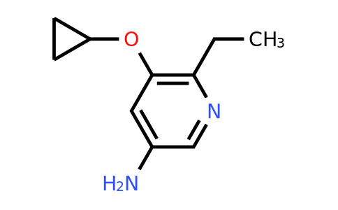 CAS 1243345-34-7 | 5-Cyclopropoxy-6-ethylpyridin-3-amine