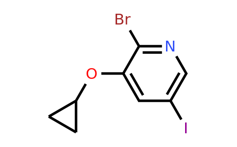 CAS 1243345-35-8 | 2-Bromo-3-cyclopropoxy-5-iodopyridine