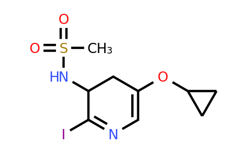 CAS 1243345-36-9 | N-(5-cyclopropoxy-2-iodo-3,4-dihydropyridin-3-YL)methanesulfonamide