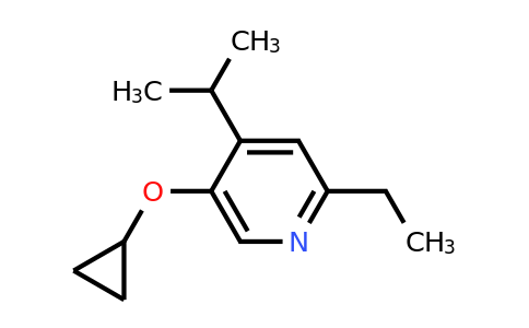 CAS 1243345-42-7 | 5-Cyclopropoxy-2-ethyl-4-isopropylpyridine
