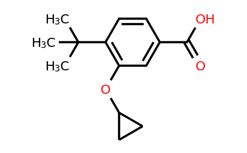 CAS 1243345-46-1 | 4-Tert-butyl-3-cyclopropoxybenzoic acid