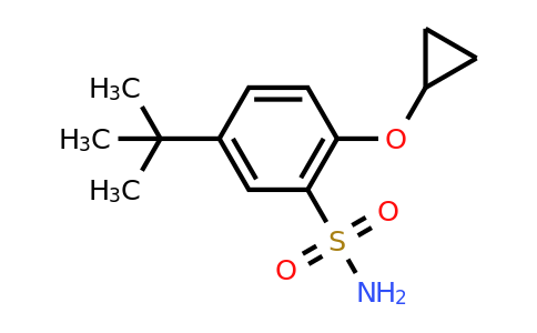 CAS 1243345-55-2 | 5-Tert-butyl-2-cyclopropoxybenzenesulfonamide