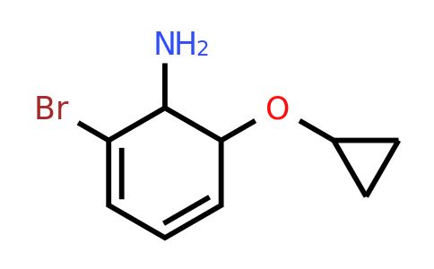 CAS 1243345-58-5 | 2-Bromo-6-cyclopropoxycyclohexa-2,4-dienamine
