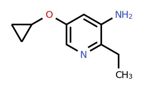 CAS 1243345-60-9 | 5-Cyclopropoxy-2-ethylpyridin-3-amine