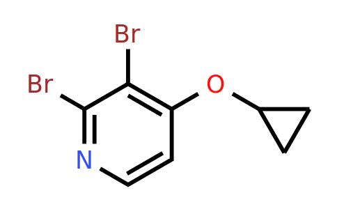 CAS 1243345-63-2 | 2,3-Dibromo-4-cyclopropoxypyridine