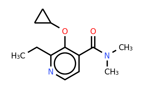 CAS 1243345-65-4 | 3-Cyclopropoxy-2-ethyl-N,n-dimethylisonicotinamide