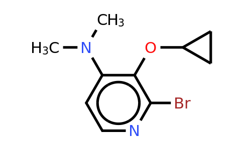 CAS 1243345-68-7 | 2-Bromo-3-cyclopropoxy-N,n-dimethylpyridin-4-amine