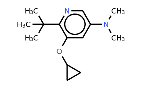 CAS 1243345-78-9 | 6-Tert-butyl-5-cyclopropoxy-N,n-dimethylpyridin-3-amine