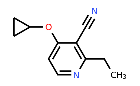CAS 1243345-82-5 | 4-Cyclopropoxy-2-ethylnicotinonitrile