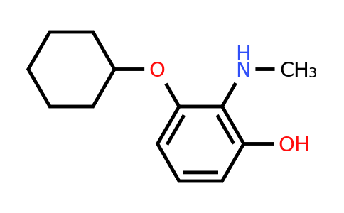 CAS 1243345-85-8 | 3-(Cyclohexyloxy)-2-(methylamino)phenol