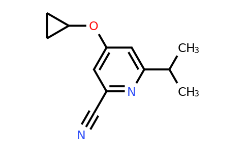 CAS 1243345-86-9 | 4-Cyclopropoxy-6-isopropylpicolinonitrile