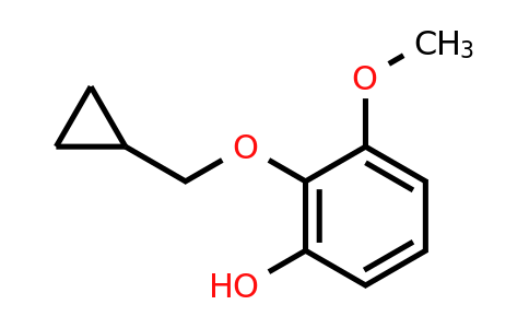 CAS 1243345-92-7 | 2-(Cyclopropylmethoxy)-3-methoxyphenol