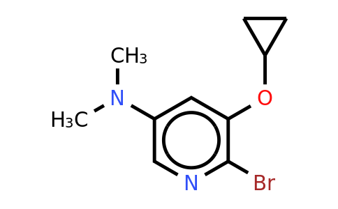 CAS 1243345-93-8 | 6-Bromo-5-cyclopropoxy-N,n-dimethylpyridin-3-amine