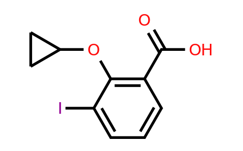 CAS 1243345-99-4 | 2-Cyclopropoxy-3-iodobenzoic acid