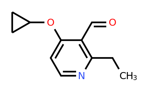 CAS 1243346-00-0 | 4-Cyclopropoxy-2-ethylnicotinaldehyde
