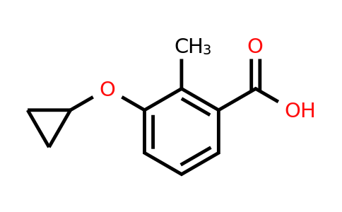 CAS 1243346-04-4 | 3-Cyclopropoxy-2-methylbenzoic acid