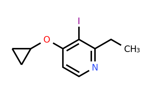 CAS 1243346-05-5 | 4-Cyclopropoxy-2-ethyl-3-iodopyridine