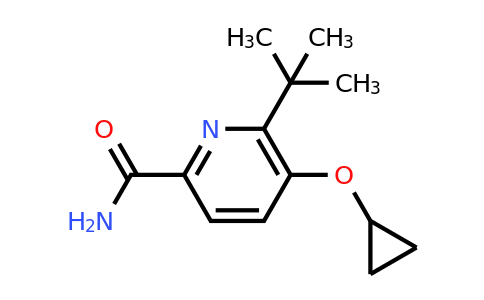 CAS 1243346-06-6 | 6-Tert-butyl-5-cyclopropoxypicolinamide