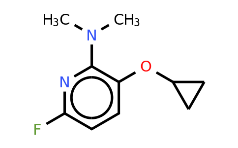 CAS 1243346-09-9 | 3-Cyclopropoxy-6-fluoro-N,n-dimethylpyridin-2-amine