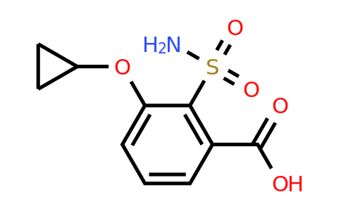 CAS 1243346-10-2 | 3-Cyclopropoxy-2-sulfamoylbenzoic acid