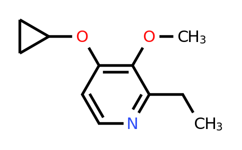 CAS 1243346-11-3 | 4-Cyclopropoxy-2-ethyl-3-methoxypyridine