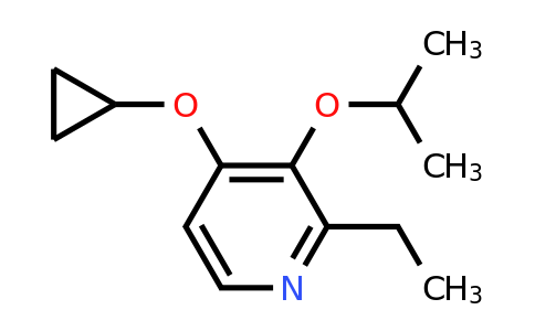 CAS 1243346-14-6 | 4-Cyclopropoxy-2-ethyl-3-isopropoxypyridine