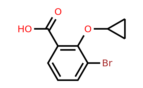CAS 1243346-16-8 | 3-Bromo-2-cyclopropoxybenzoic acid