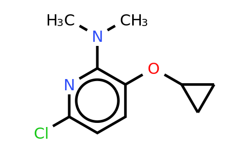 CAS 1243346-19-1 | 6-Chloro-3-cyclopropoxy-N,n-dimethylpyridin-2-amine